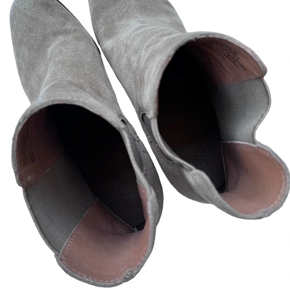 Madewell The Laura Chelsea Boot in Tan Suede Size 8 - Picture 8 of 10